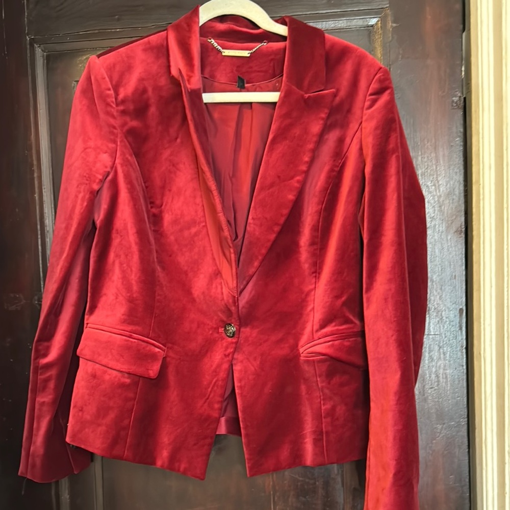Red Velvet Women's Blazer